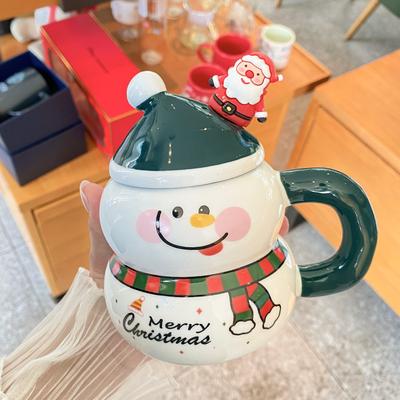 Weihnachtsgeschenk Weihnachtstasse Weihnachtsstil Becher Haushalt Keramik Kaffeetasse Paar Bester Freund Tasse Weihnachtsbaum