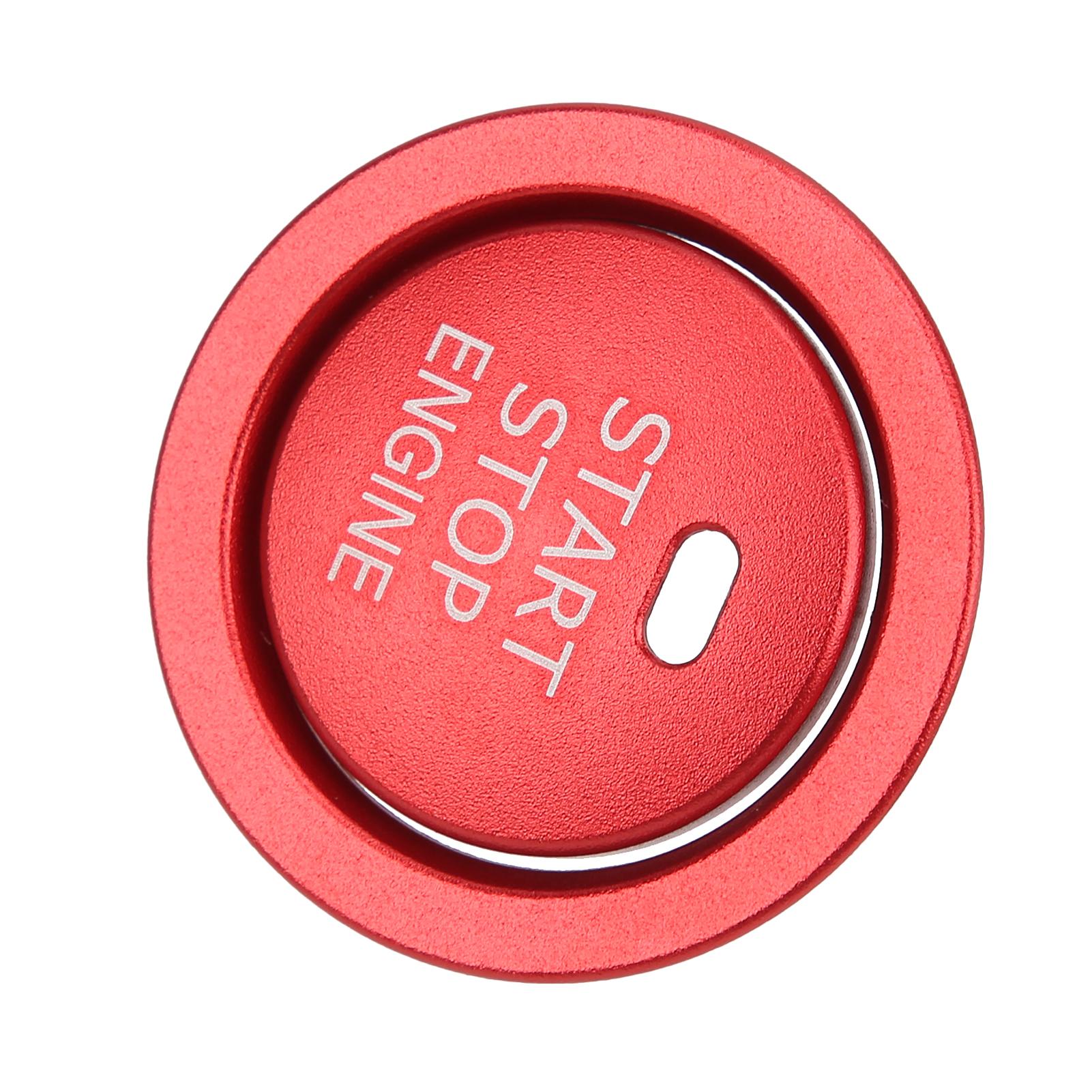 Engine Stop Button Cap Aluminum Alloy Red Auto Interior Parts Replacement for Wildlander 2020