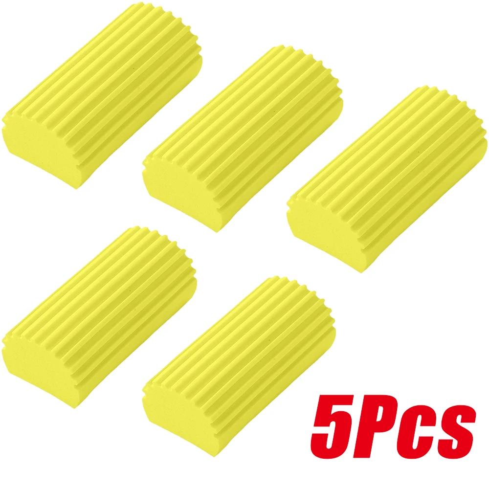 3/5PCS Damp Clean Duster PVA Sponge Reusable Car Detailing Wash Brush Duster Blinds Glass Window Cleaning Tool Auto Accessories