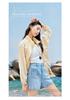 Cool and lightweight outdoor sunscreen jacket for women, versatile drawstring short jacket