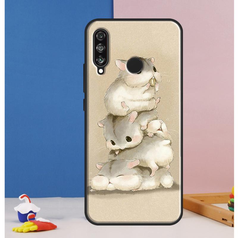 Hamster Art For Huawei Nova 12i 10 9 SE 5T 12s 11i Y91 Y90 Y60 Y70 Y72 Y61 P20 P30 P40 Lite P60 Pro Case