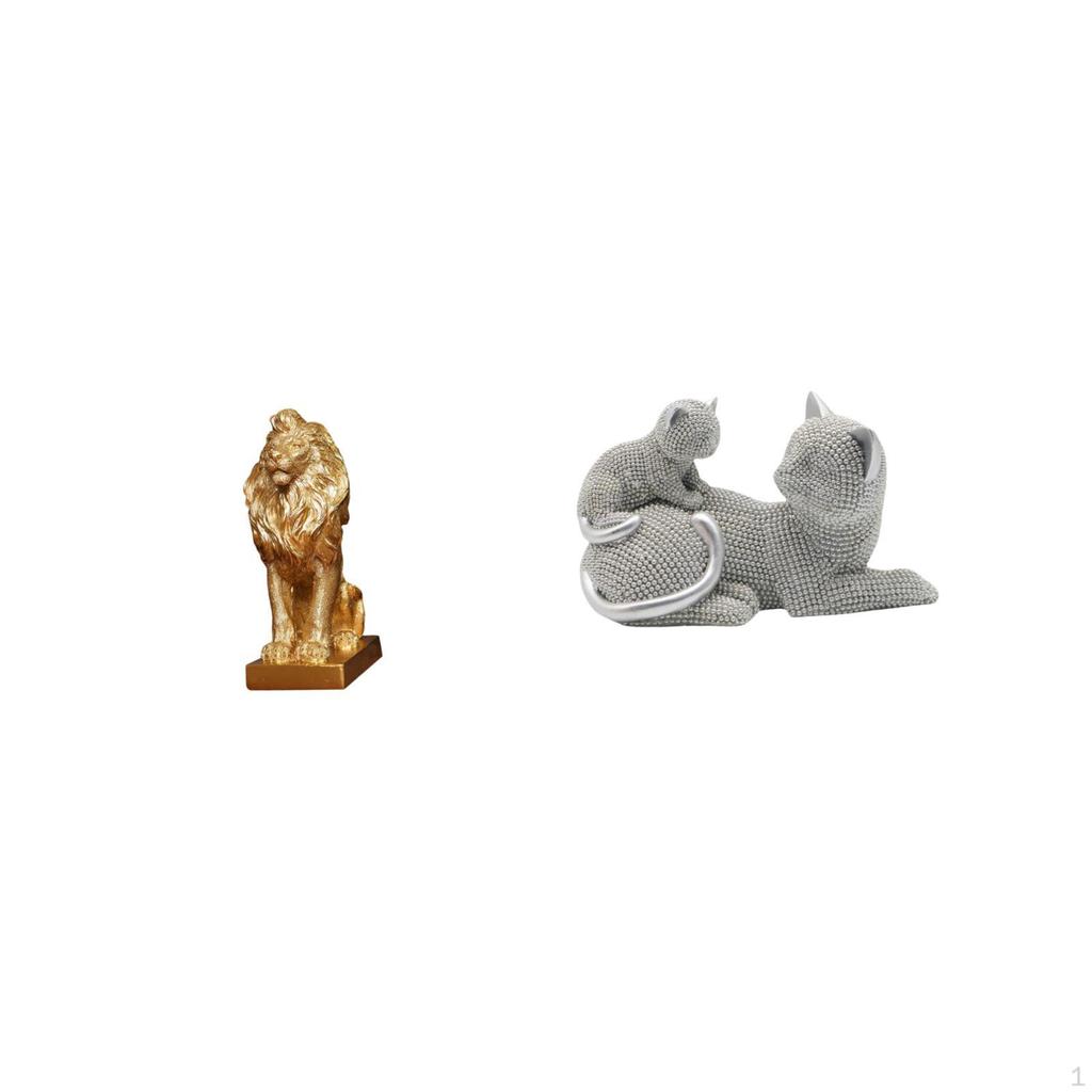 Majestic Sculpture Tabletop Ornament Art Figurine Decorative Statue Collectible for Office Home