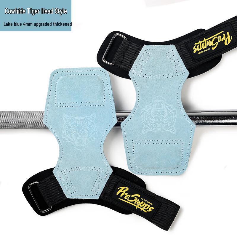 Cowhide Fitness Wrist Support Gloves