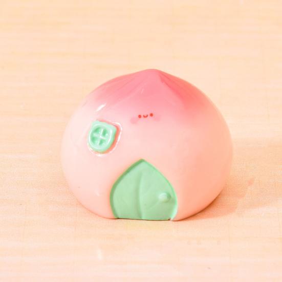 Mini House Micro Landscape Decoration Cartoon Tiny Fruit Shaped House Miniature Resin Figurine for Plant Pot Fairy Garden Accessory