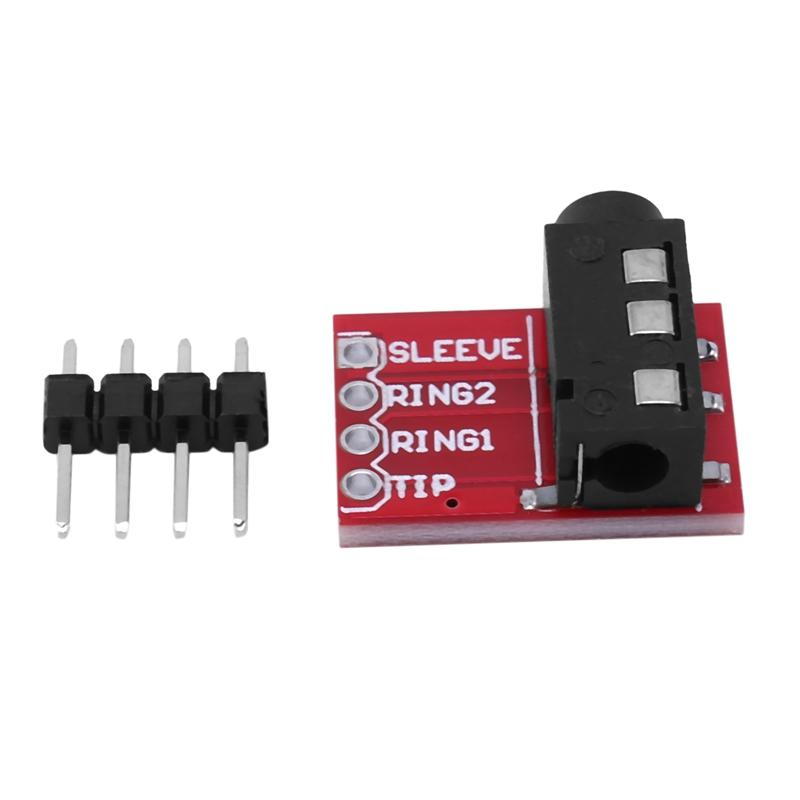 TRRS 3.5Mm Jack Breakout Board Headphone Video Audio MP3 Professional Connector Module