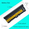 Dizüstü bilgisayar bataryası Lenovo ThinkPad E40 E50 L410 L412 L420 L421 L510 L512 L520 SL410 SL510 T410 T410i T420 T510 T510i T520 T520i için