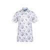 Golf Heirloom Mesh Moisture-Wicking Quick-Dry Breathable All-Over Print Polo Shirt Men Polo Shirts White 624489-02