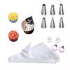Stainless Steel Piping Tips Set with Bags Cake Decorating Kit for Buttercream Flowers Professional Baking Tools