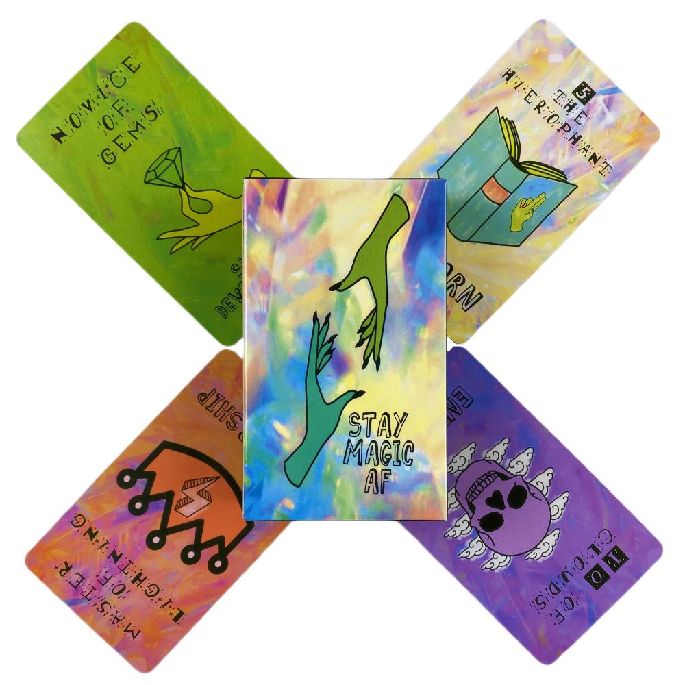 NEW Prism Tarot Deck Tarot Cards Full Edition Card Game Tarot Deck with Guidebook Board Game
