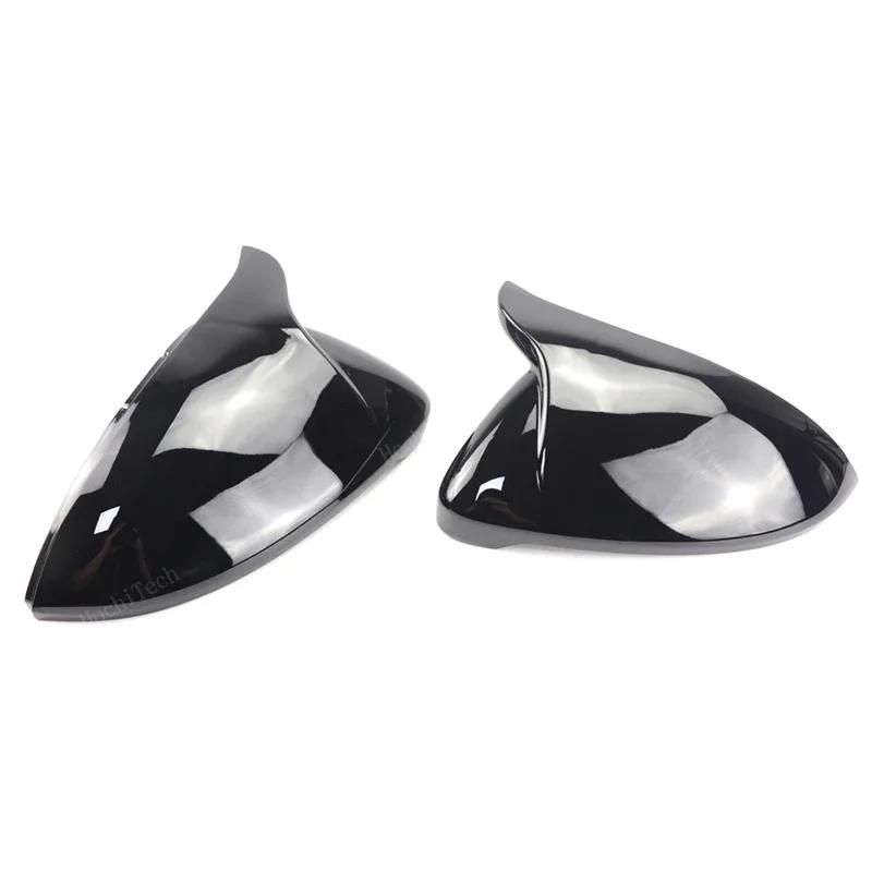 1 Pair Rear View Side Case Trim M Style Car Rearview Mirror Caps For Volkswagen VW Golf 7 MK7 MK7.5 GTI R GTE GTD 13-20
