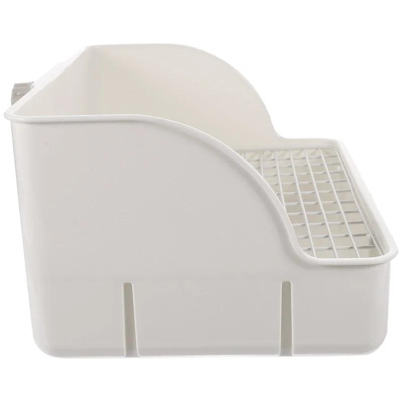 Králík Potítko Pet Bedpan Králík Klec Toaleta Velké Omyvatelné Psí Močové Podložky Plast navržené pro pro domácí dekoraci
