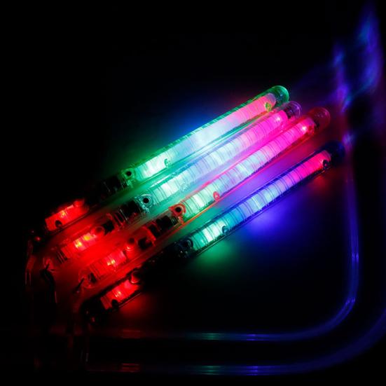 Glow Stick Glow in The Dark Lanyard 7 Modes Adjustable High Brightness Colorful Light Up Stick Flashing Toy Party Supplies
