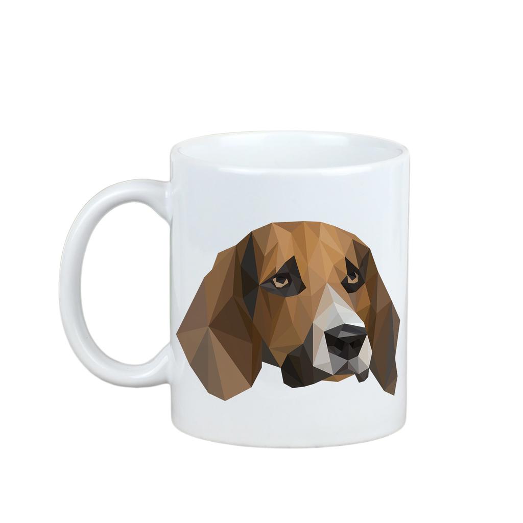 Beagle -Kubek Ze Zdjęciem I Napisem Geometryczny Pies Art-Dog