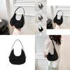 Chic Silver Crescent Bag For Women Featuring Soft Pu Material And Sleek Street Style Ideal For Daily Outfits