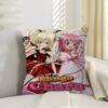 Shugo Chara Anime Pillow Covers Cartoon Sofa Decorative Home Doublesided Printing Short Plush Cute Cushion Cover