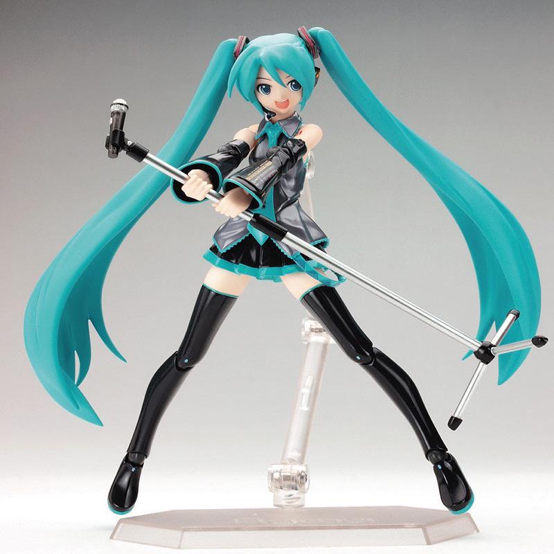 Figma 014 Hatsune Miku Face-Changing Joint Movable Office Figurine