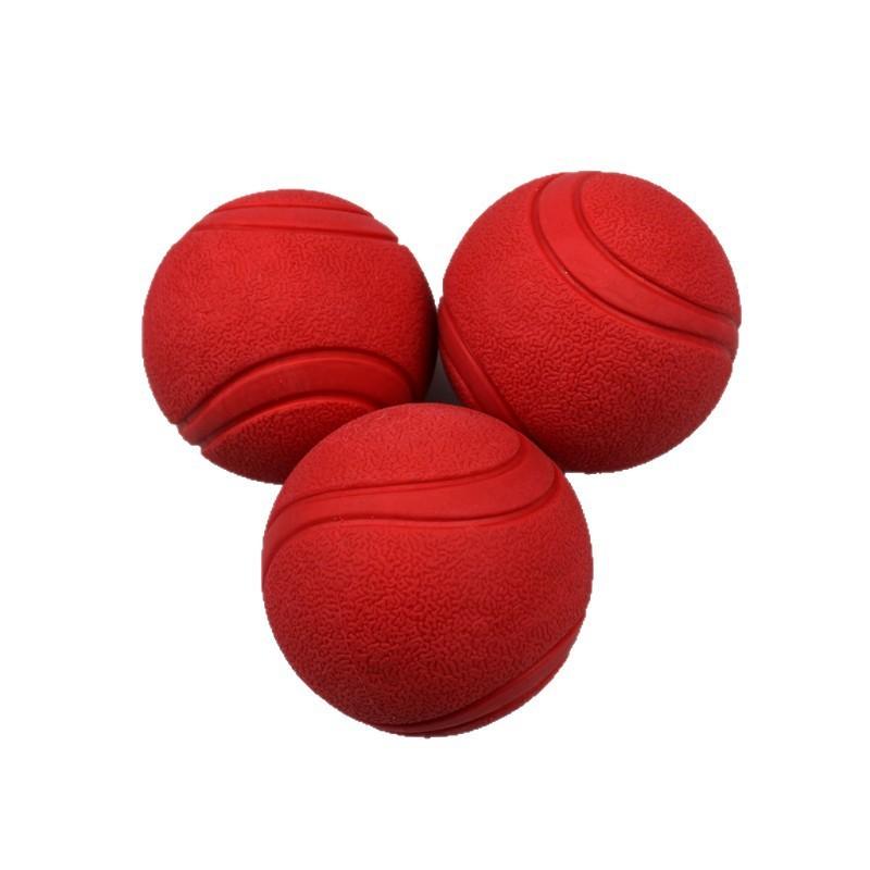 Ard Rubber Balls for Dogs,Dog's Solid Rubber Bouncy Ball Bite Resistant and Indestructible Dog Training Ball,Dog Balls for Aggressive Chewers