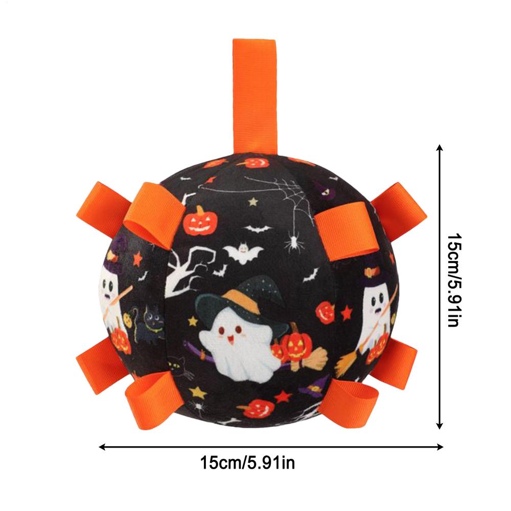 Dog Vocal Toy Ball Funny Interactive Pet Toys with Bells Cleaning Tooth Chew Toy For Small Large Dogs Cats Puppy Plaything