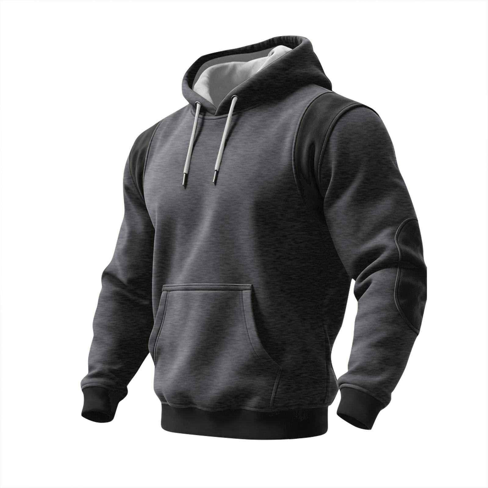 Winnerer Uranus Heren Colorblock Sweatshirt Hoodie Heren Sport Grote Maat Casual Sweatshirt XXXL