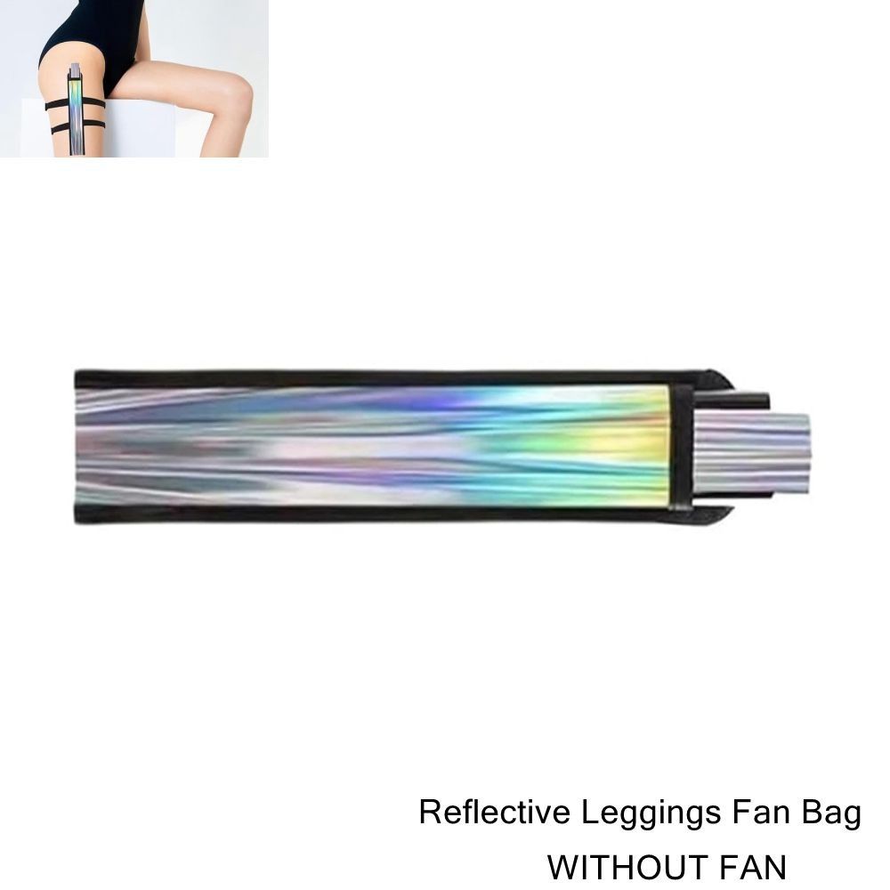 Faltbarer Bambusfächer 64cm Halten Laserfarben Handfächer Neu Klappende Fächer für Line Dance