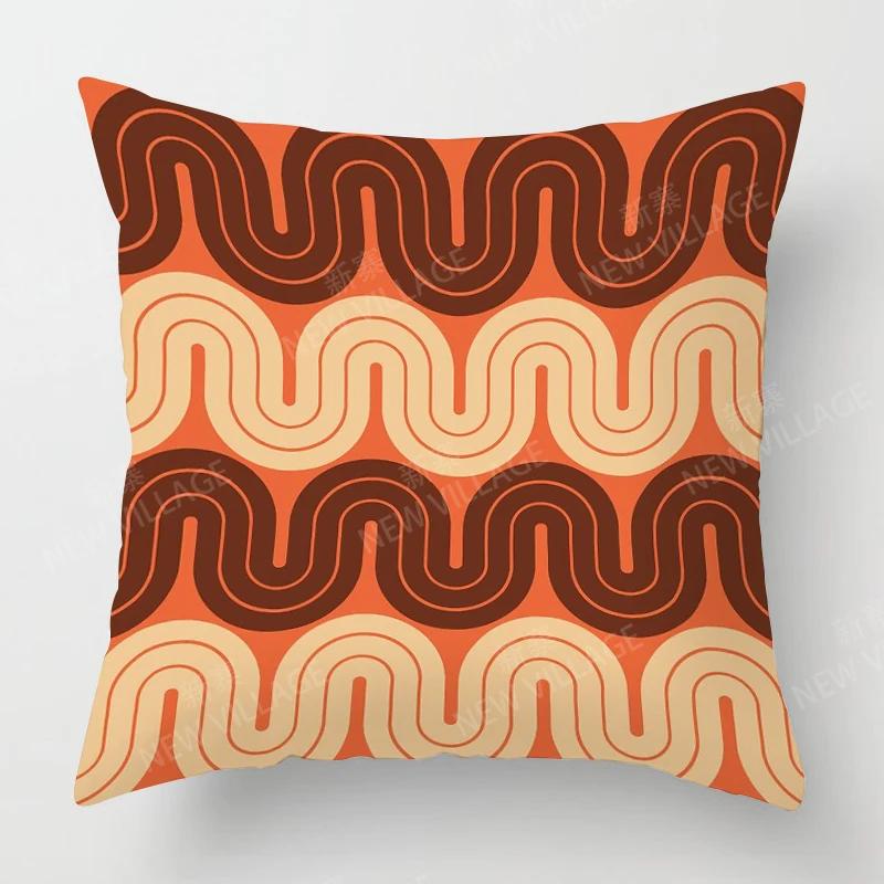 

Декор для дома в стиле скандинавской осени осенняя наволочка для дивана Чехол для подушки современный 45x45см 45*45 50x50 60x60см 40*40 40x40 геометрия 60*60 12x12Inch