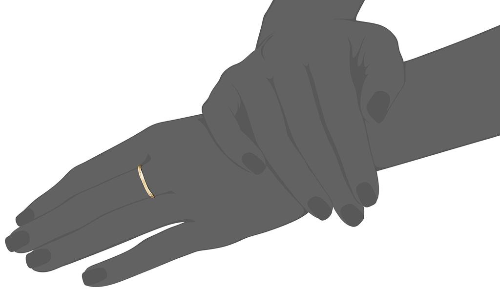 Wisp K10 Yellow Gold Pairing Ring FCPWP605 [WISP]