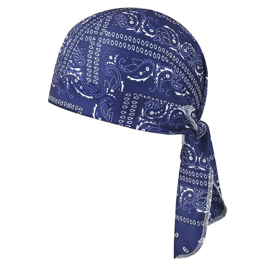 Venkovní cyklistická bandana čepice Lehký prodyšný zábal hlavy pro street dance hip hop styl Nastavitelná pokrývka hlavy pro muže ženy