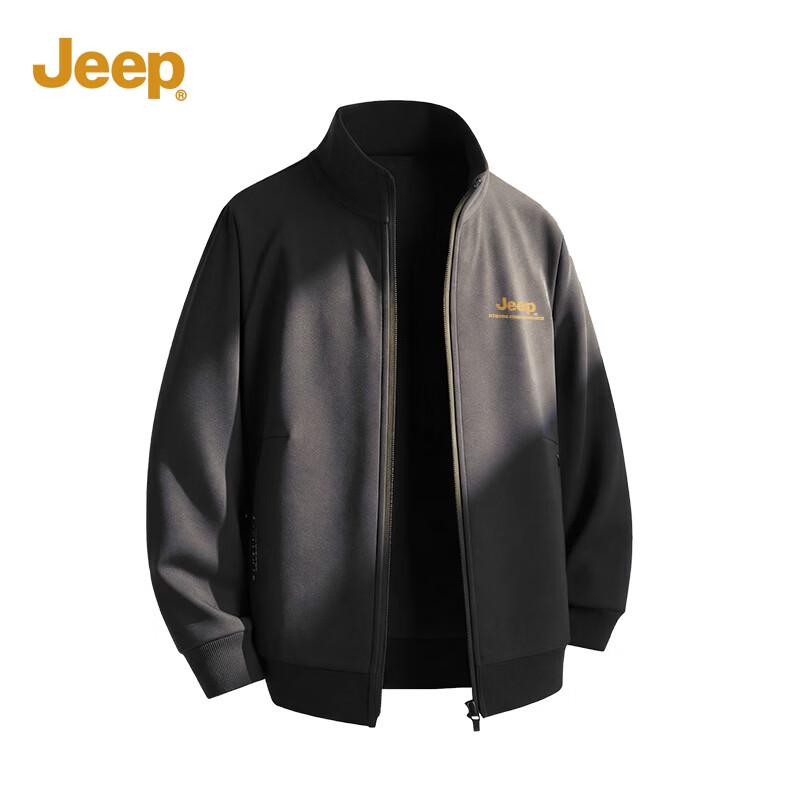 JEEP Men s Half-Zip Stand-Collar Sports Jacket XL