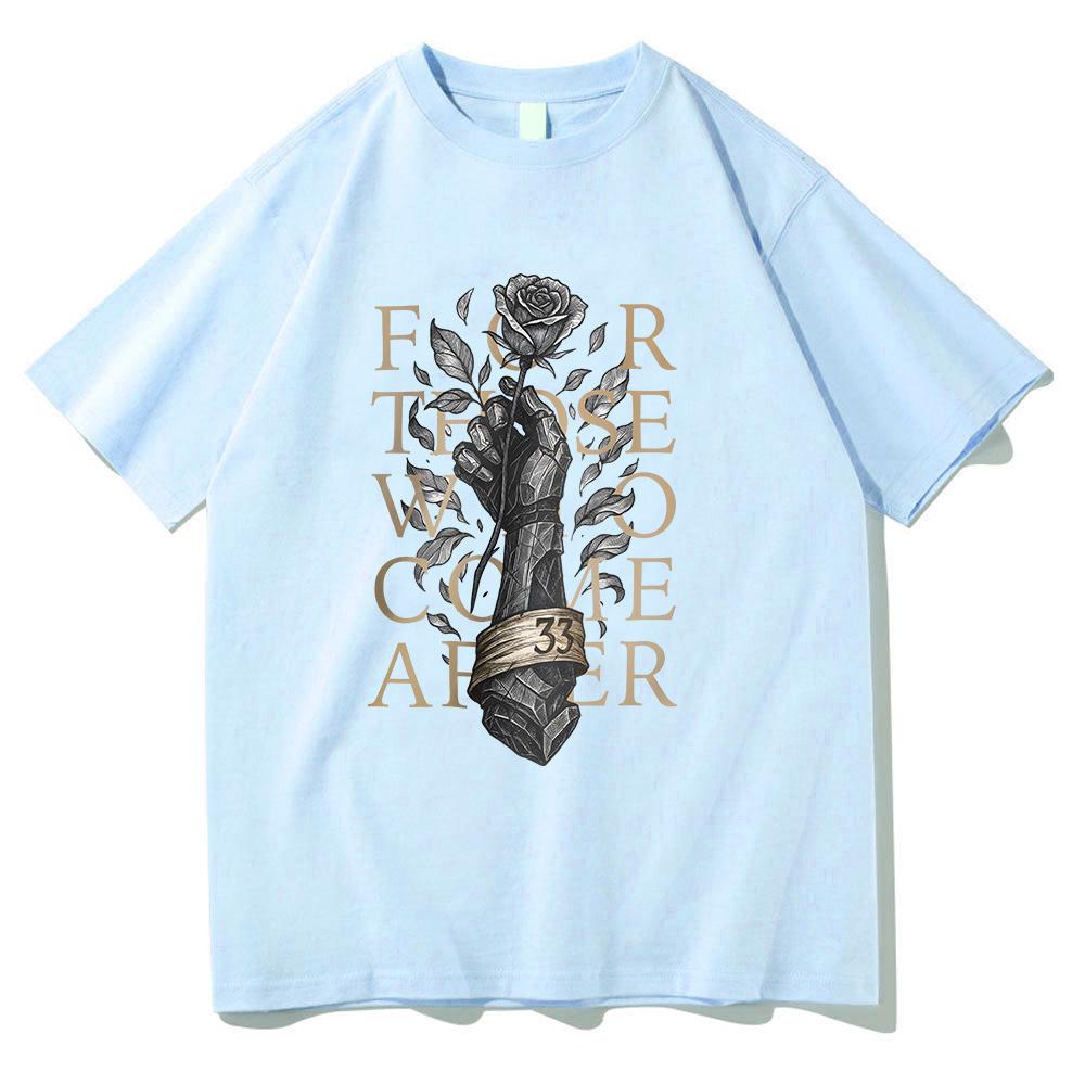 Clair Obscur Epedition 33 Maglietta da Giocatore Donna Uomo Moda Manica Corta T-shirt Expedition 33 Casual Cotone T-shirt Grafica Retro Y2K