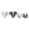 10 Pcs/lot Plate Hangers Flush Mount Bracket Furniture Hooks Coat Picture Frame Shelf Iron Stands Invisible Wall Hanging Plate