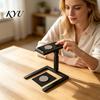 Overhead Phone Stand 3D Printed Coin Photography Stand, Adjustable Camera Holder for Hands Free Document Scanning, Video Recording, Collectibles