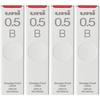 Mitsubishi Pencil Lead Refills, 0.5mm, B, 40 Leads, ULS0540B - Smudge-Resistant, Clingy Lead Keeps Notes Clean, Stylish and Functional Slide Case for