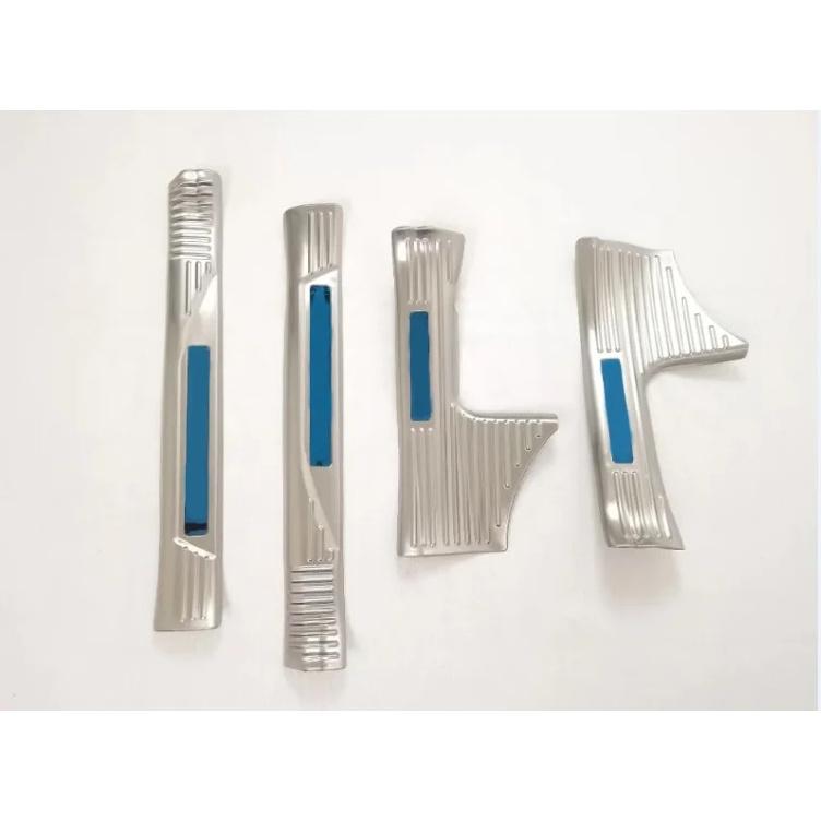 For Lexus NX 250 260 350h 350 F 2022 2023 2024 Stainless Steel Inner Door Sill Scuff Plate Covers Threshold Accessories 4Pcs