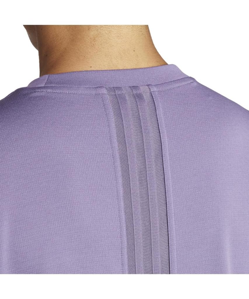 Adidas IHP71 Short Sleeve HIIT Workout Shadow Violet Size Men's T-Shirt, 3-Stripes, (IS3717), J/S