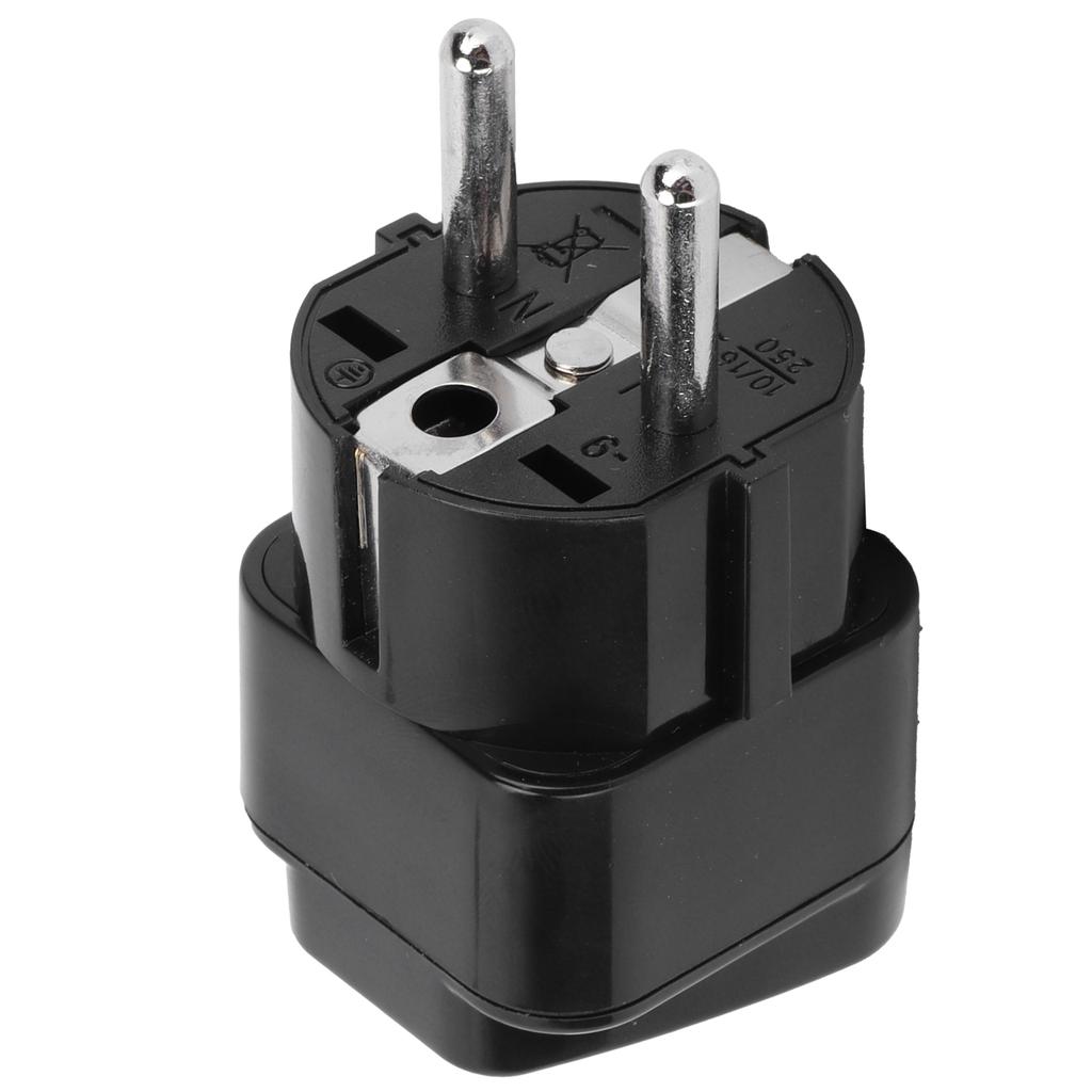 10A Power Converter Plug Europe Travel Plug Adapter Conversion Socket