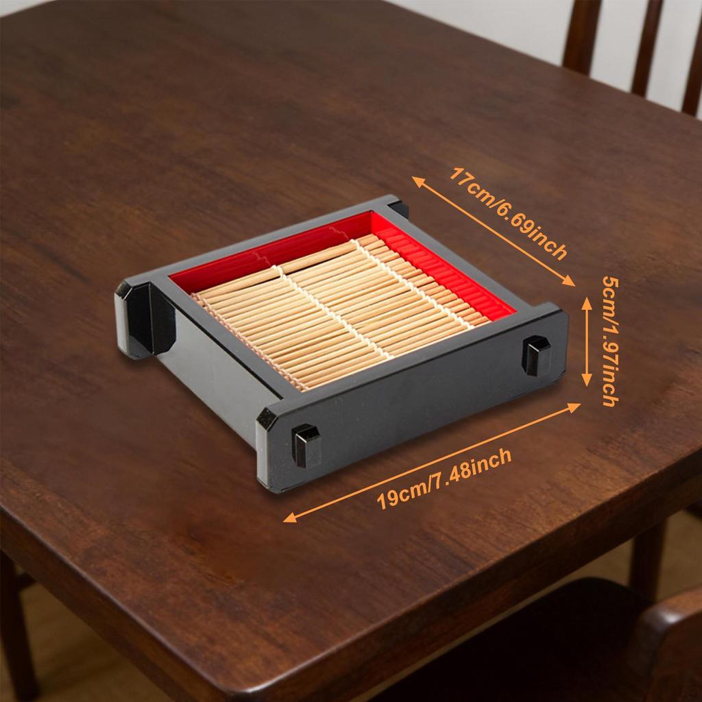 Cold Soba Noodle Plate Bamboo Serving Tray Easy to Clean Food Grade Japanese Platter Dish for Party