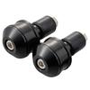 Bar Ends for Universal Inner Diameter Heavyweight Aluminum High 72039 Motorcycles, Fit, 14-19mm, Billet, Dish, Black,
