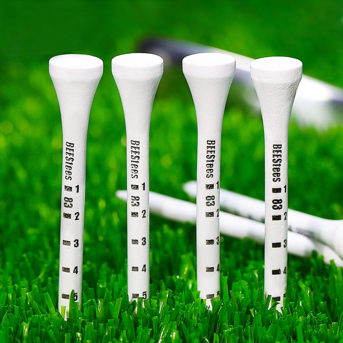 

Golf Ball Natural Wooden Tees - Available in 54mm, 70mm, and 83mm Sizes Golf