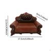 Miniature Sofa Couch Single Chair Model DIY Accessory Dollhouse Furniture Room for Micro Landscape