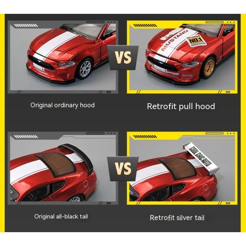 Udělejte si vlastní přizpůsobitelný model automobilu Ford Mustang v měřítku 1/42 – jedinečný sběratelský závodní vůz pro fandy a nadšence