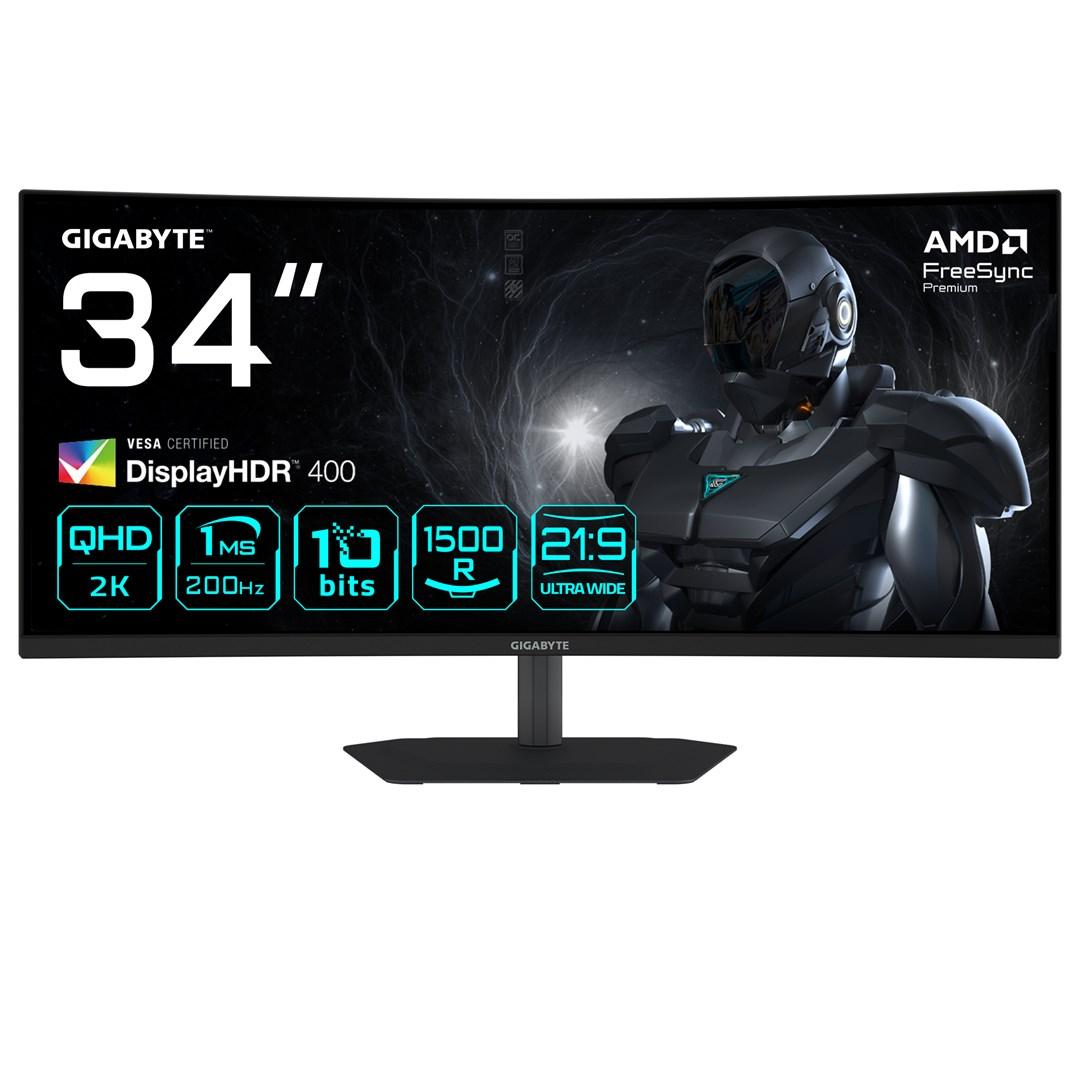 Gigabyte 34 Zoll Uwqhd Va Panel 16:9 200 Hz Curved Gaming Monitor G G34wqc2 - Bild 7