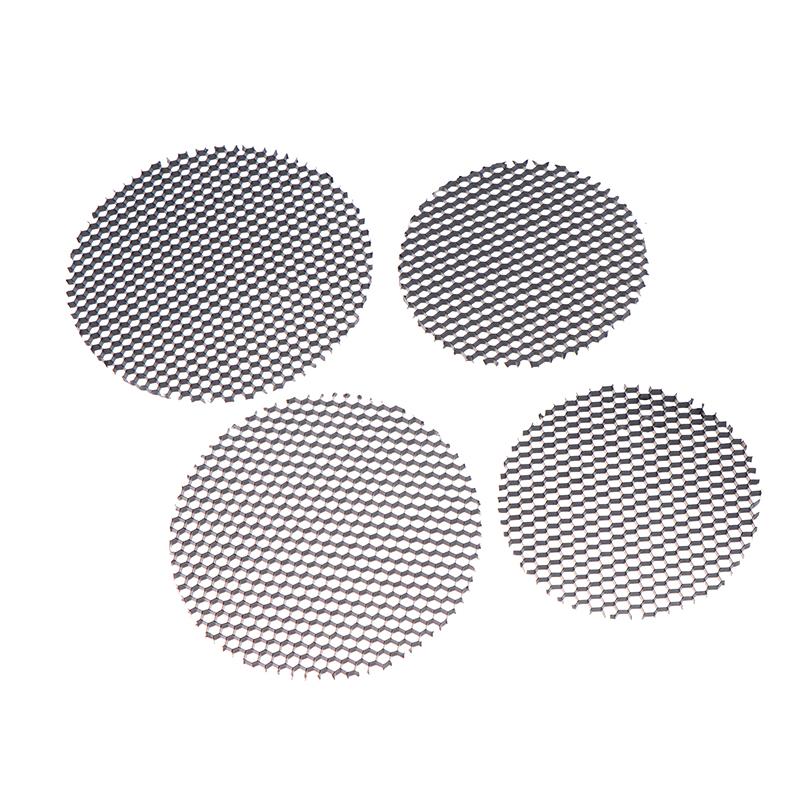 Led Soft Light Shade Hood Downlight Spotlight Round Honeycomb Mesh Cover Black Anti-Glare Anti-Dazzling Light Aluminum
