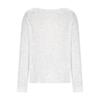 Women Sequin Crochet Sheer Mesh Tops Pullover Tops Shiny Long Sleeve Hollow Out Fishnet Knit Shirt