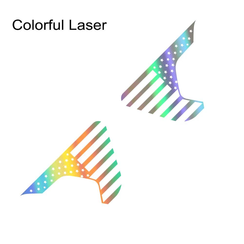 For Jeep Gladiator JT Pickup Fender Vent Stickers Truck Graphics  Flag Decor Decals Car Vinyl Cover Decal Auto Accessories