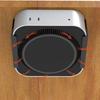 Bottom Mount Desktop Stand Hanging Design Under Desk Desk Bottom Bracket Cooling Function for Mac Studio Mac mini M4 / M4 Pro