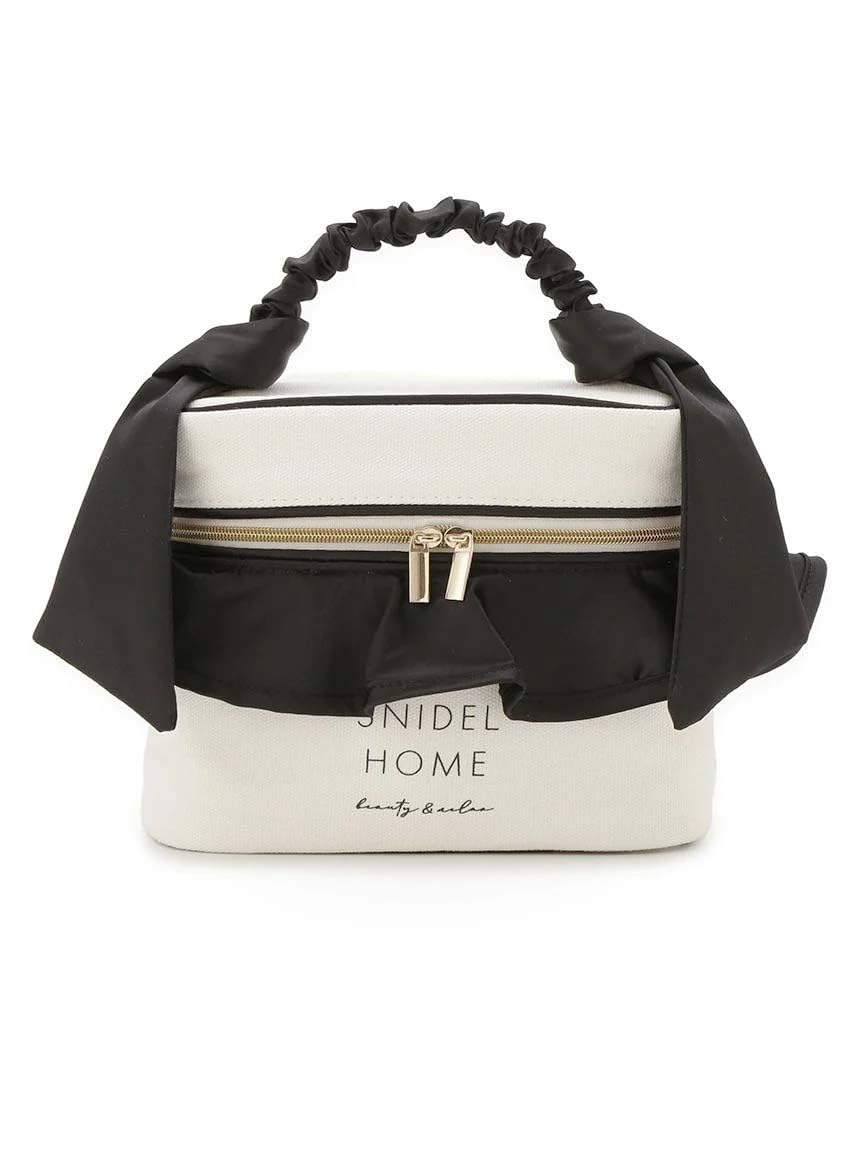 

Snidel Home Satin Canvas Vanity Pouch SHGG249020 BLK