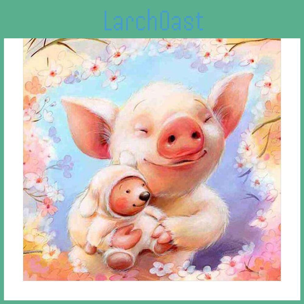 Diamond Diamond Painting 5d Embroidery Lovely Pig Mosaic Picture Handmade Home Decor