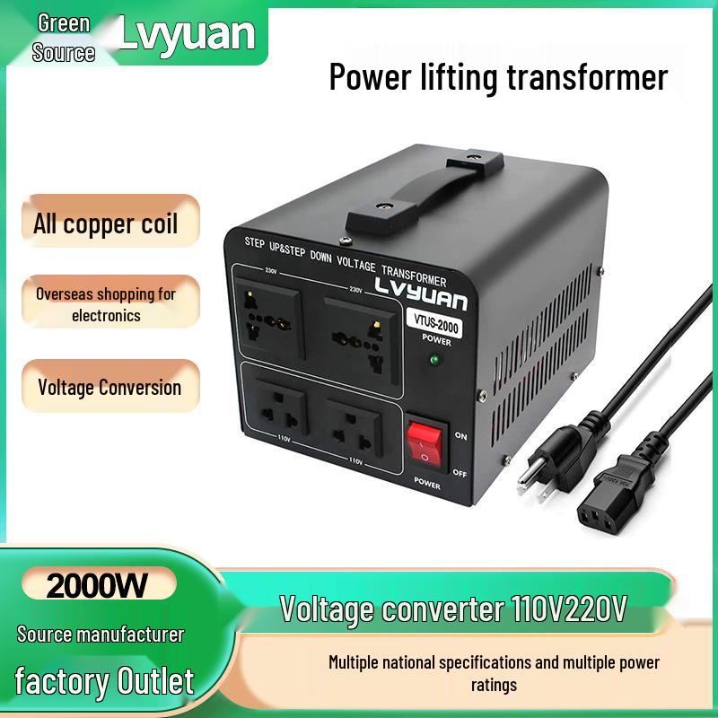 LvYuan 1000W Voltage Converter: 220V To 110V and 110V To 220V Step-Up Transformer