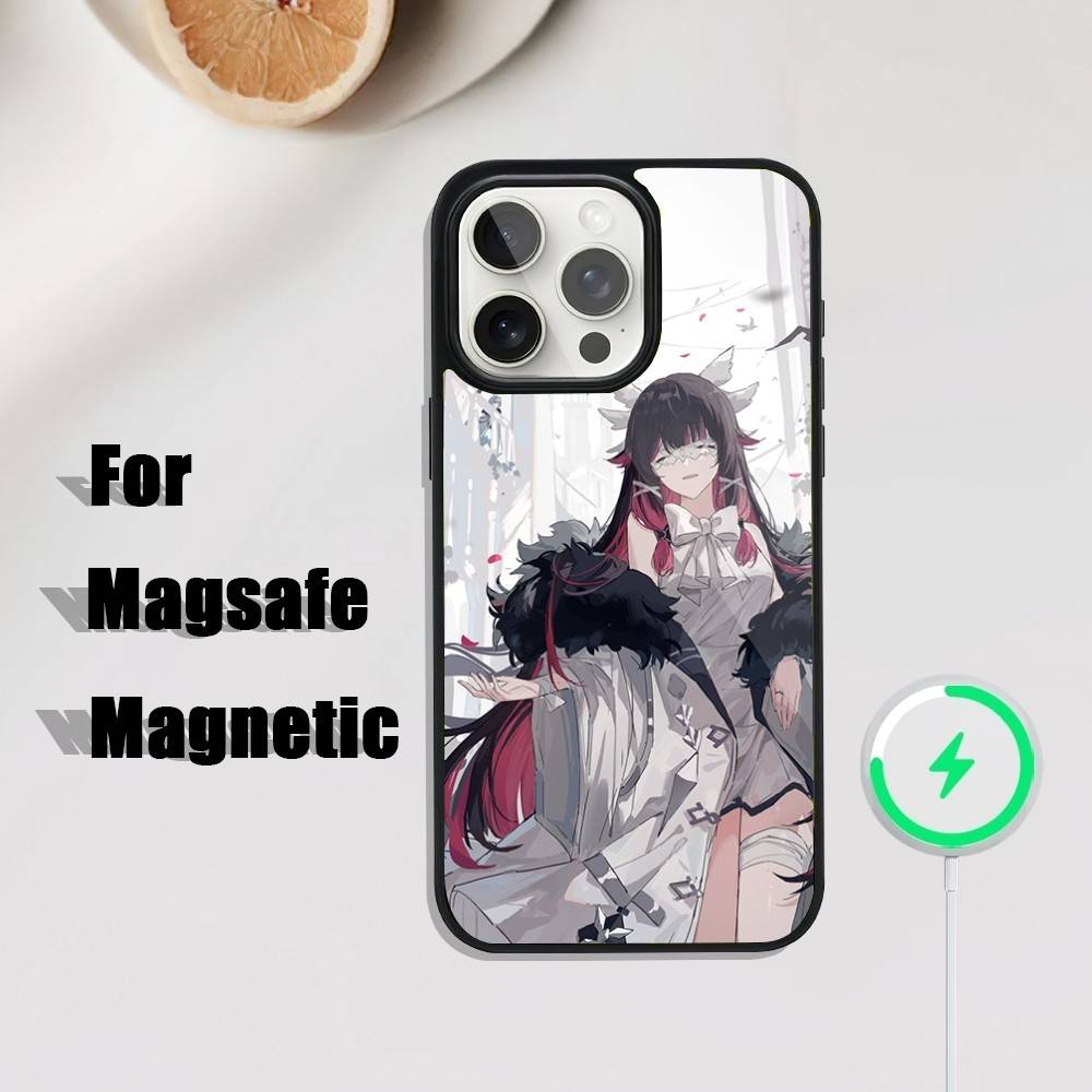 G-Genshin Impact Columbina Phone Case For iPhone 17,16,15,14,13,12,11,Pro,Max,Plus,Mini,SE4,E Magnetic Magsafe Wireless Charging