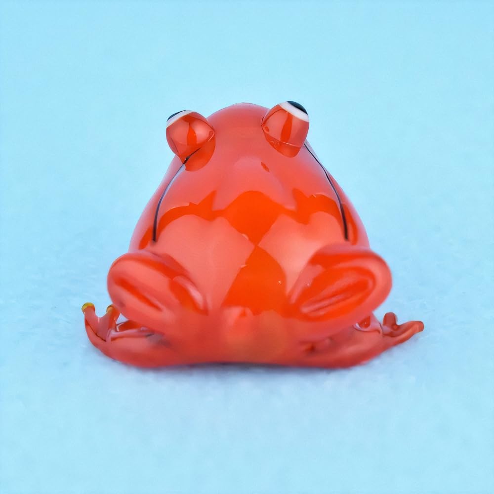 Forcart Cute Handmade Glasswork Rusty Tomato Frog